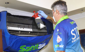 sanitair aircon cleaning